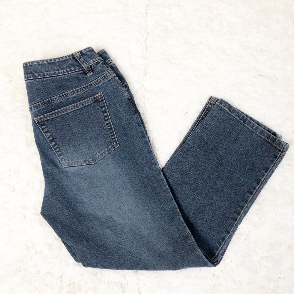 Ann Taylor Loft Stretch Denim Cropped Jeans Size2
